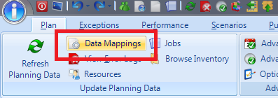 Data Mappings Button