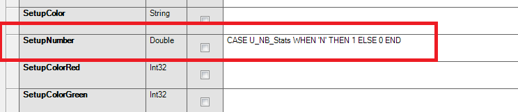 Setup Number CASE Statement