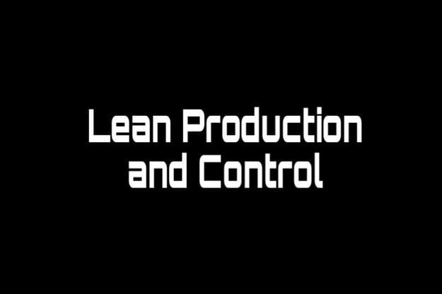 Lean Production and Control 