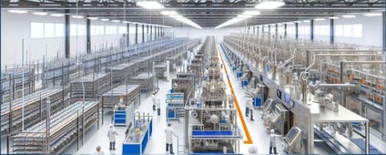 Scalable Production Management in Pharmaceutical Manufacturing
