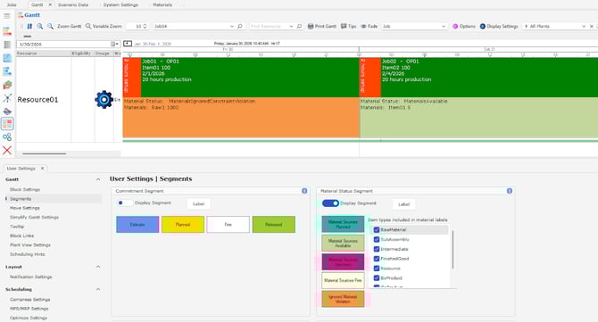 Material Constraints PlanetTogether V12.3.1
