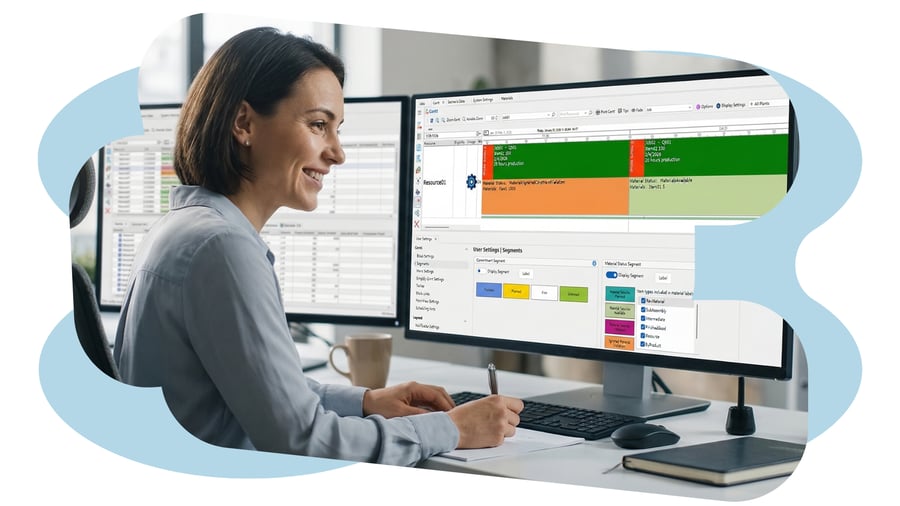 Production scheduling software helps planners build feasible schedules around capacity, materials, labor, and changing shop-floor conditions. Production scheduling software helps planners build feasible schedules around capacity, materials, labor, and changing shop-floor conditions.