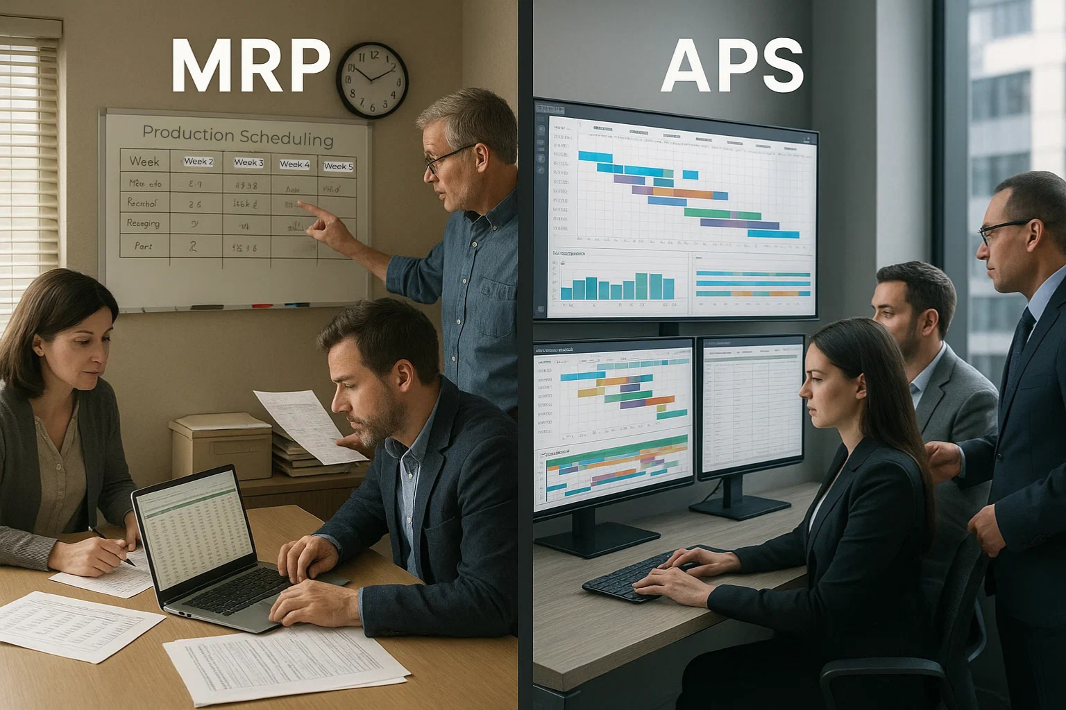 MRP vs Production Scheduling