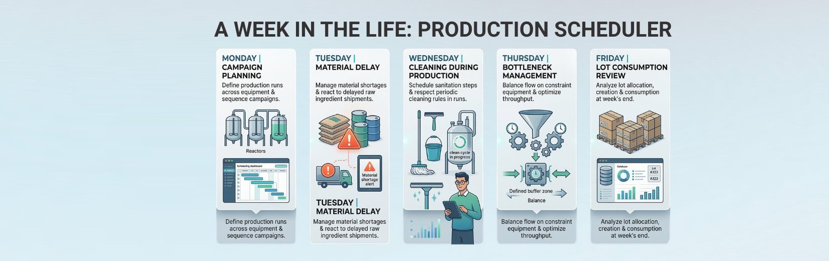 Process Manufacturing Scheduling Updates in PlanetTogether APS 12.3.1